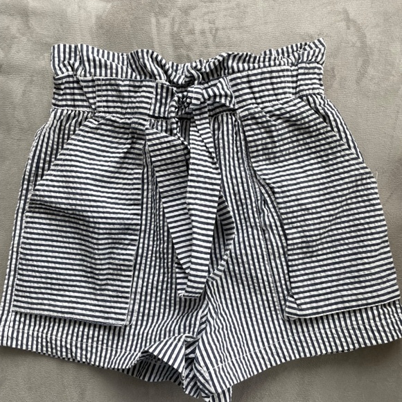 Zara striped cotton shorts - Picture 2 of 2